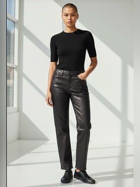 Old Navy Black Metallic Shine black jeans